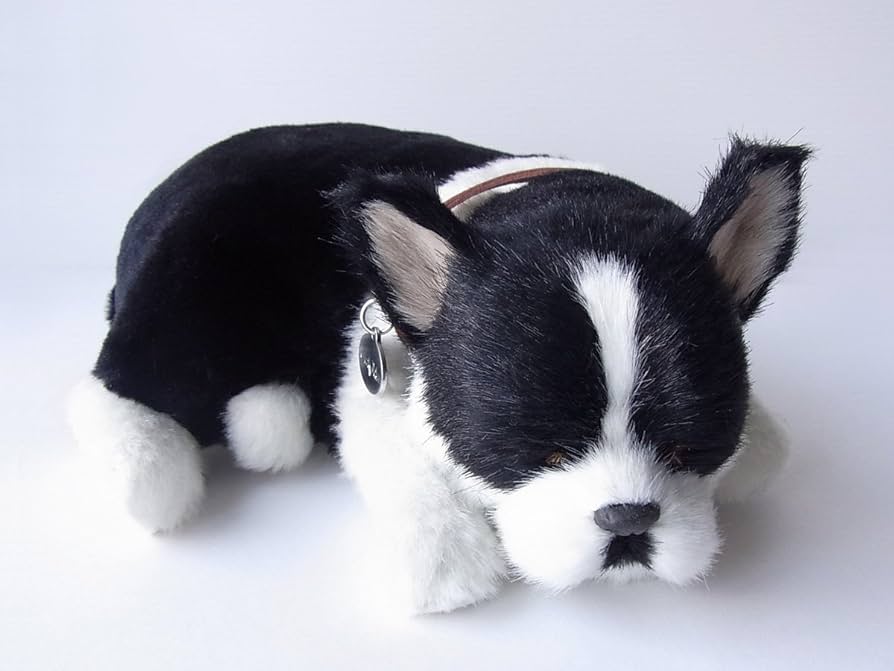 犬型ぬいぐるみ ハート付き 犬型ぬいぐるみ 紫のハート付き - メルカリ